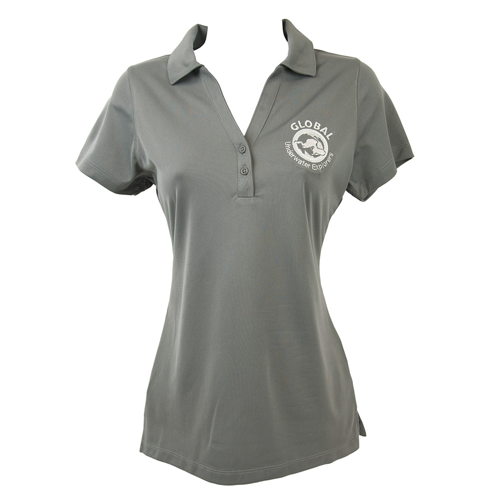 Women's Recycled Grey Polo Women's Recycled Grey Polo