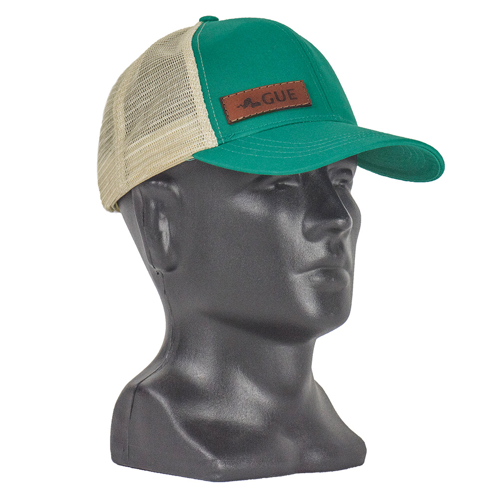 EMERALD GREEN ORGANIC/RECYLED TRUCKER HAT