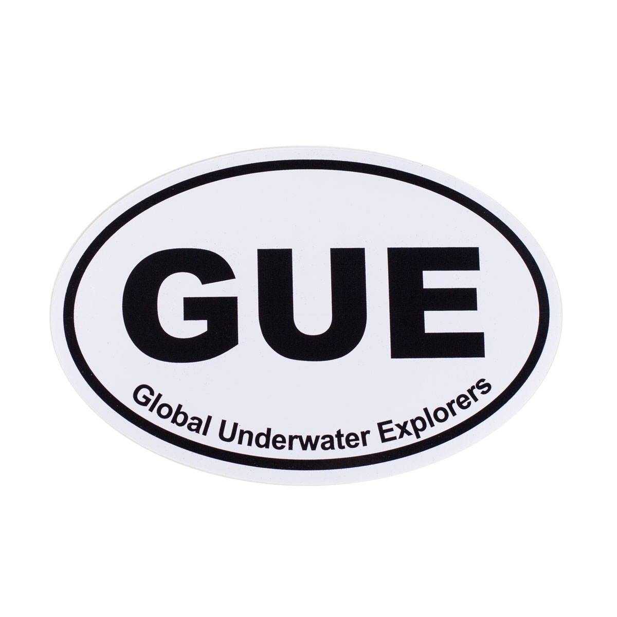 GUE BLACK & WHITE DECAL