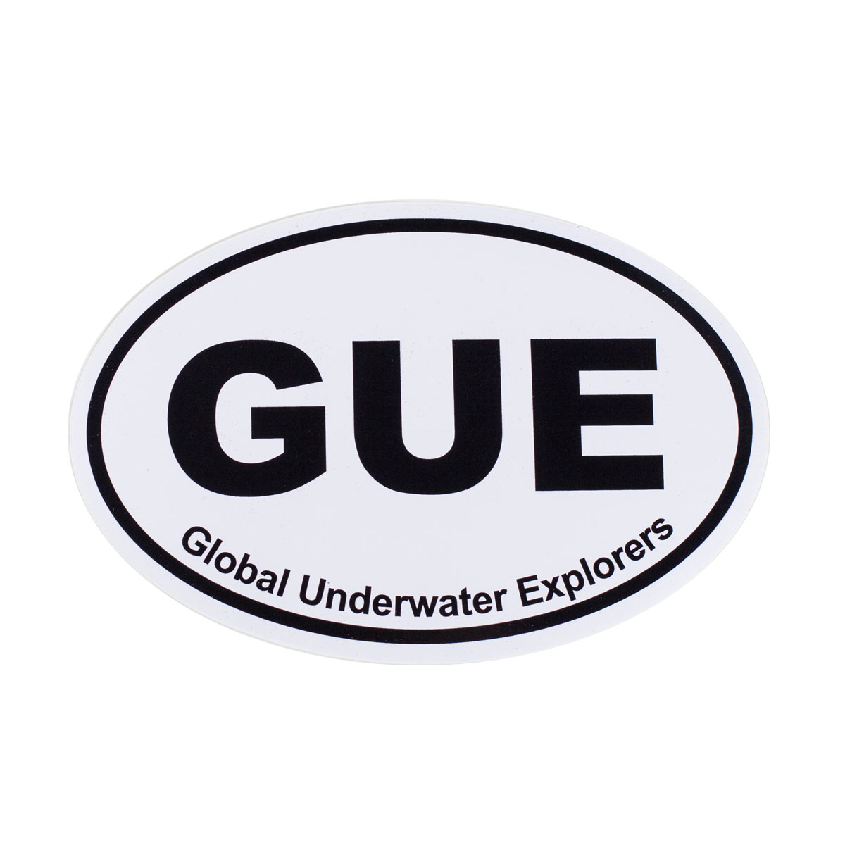 GUE Black & White Decal GUE Black & White Decal