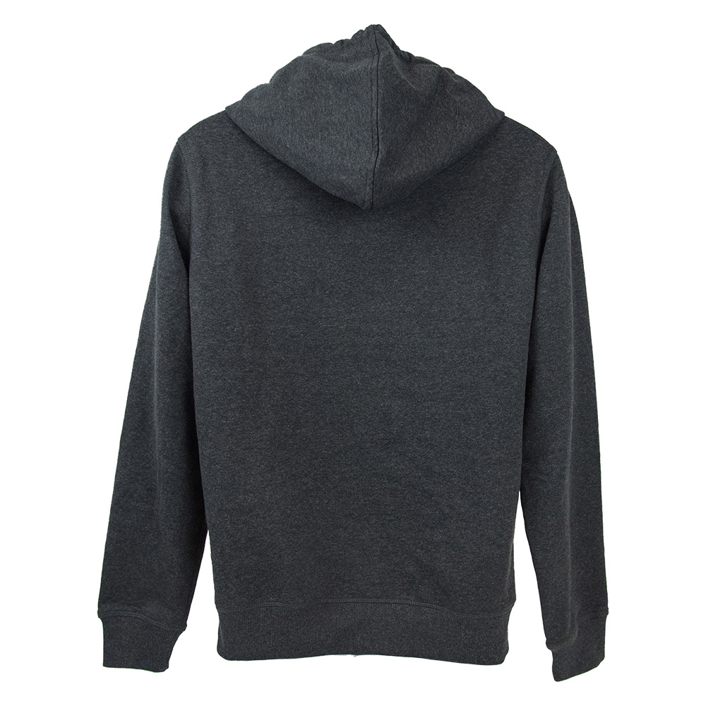 RECYCLED CHARCOAL GUE PULLOVER HOODIE