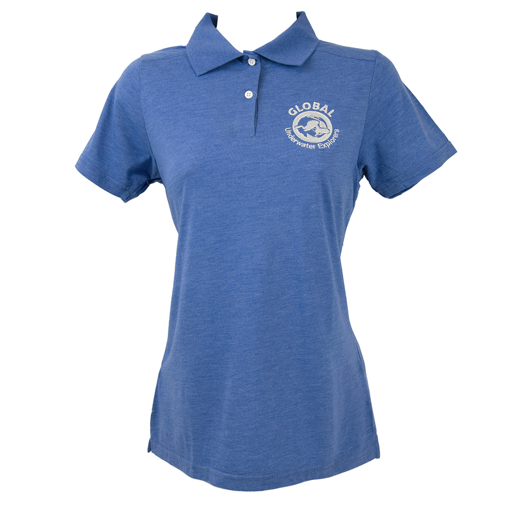 Women's Recycled Blue Polo Women's Recycled Blue Polo