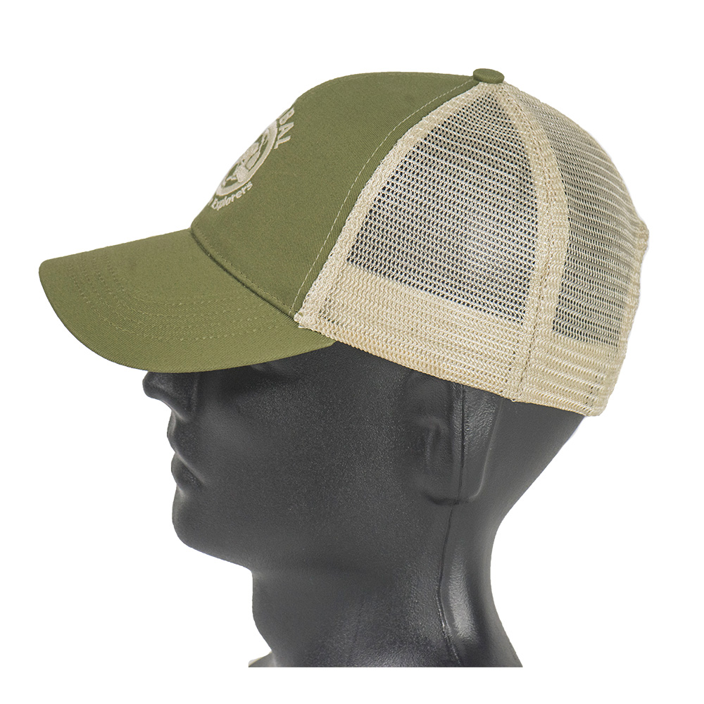 JUNGLE GREEN ORGANIC/RECYCLED TRUCKER HAT JUNGLE GREEN ORGANIC/RECYCLED TRUCKER HAT