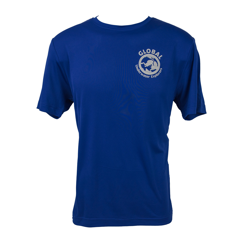 Recycled Blue Athletic Shirt Recycled Blue Athletic Shirt