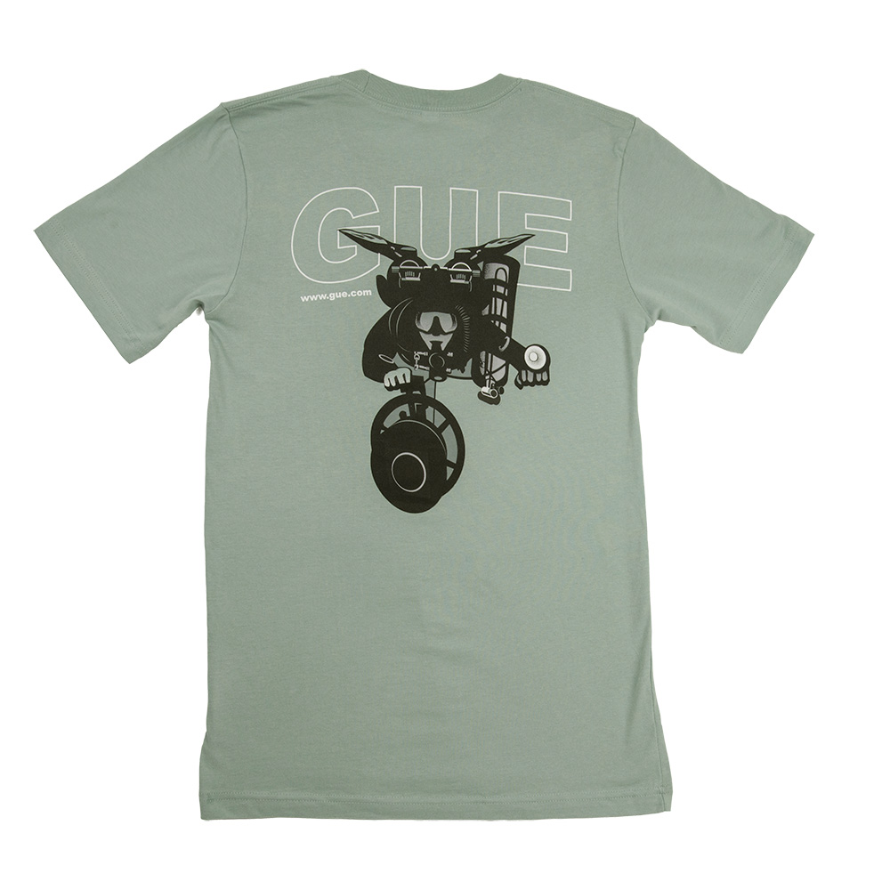 GUE Scooter Diver Shirt Dusty Blue GUE Scooter Diver Shirt Dusty Blue