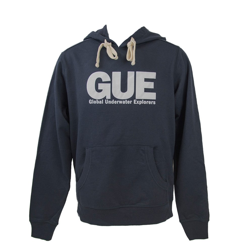 Recycled Navy GUE Pullover Hoodie Recycled Navy GUE Pullover Hoodie